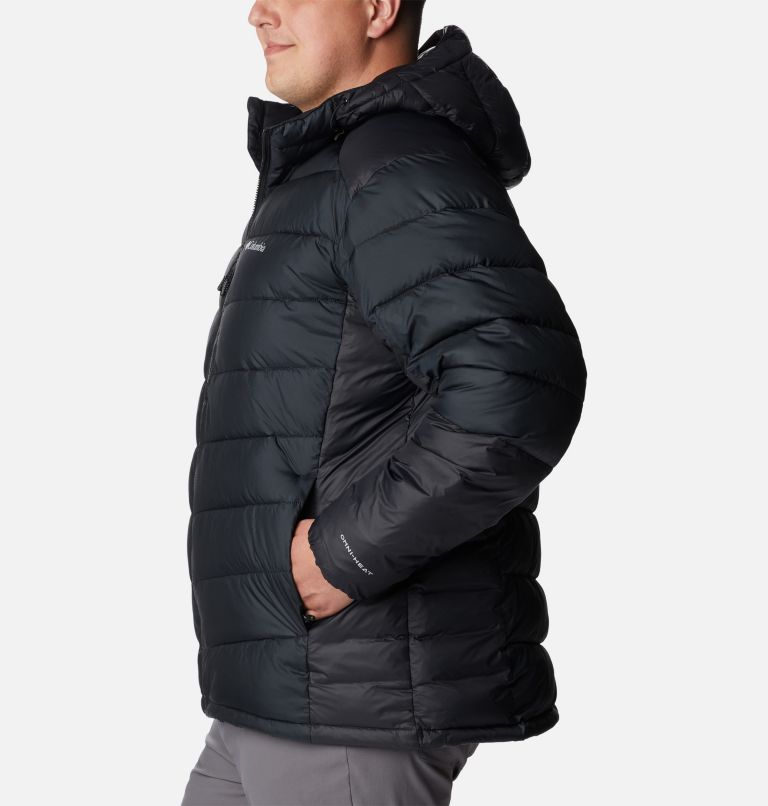 Thumbnail: Manteau isolé à capuchon Labyrinth Loop pour homme - Tailles fortes, Color: Black, image 3