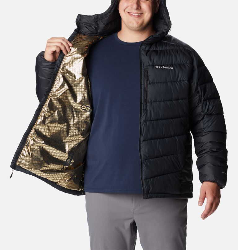 Men's Labyrinth Loop Omni-Heat Infinity Insulated Hooded Jacket - Big, Color: Black, image 5