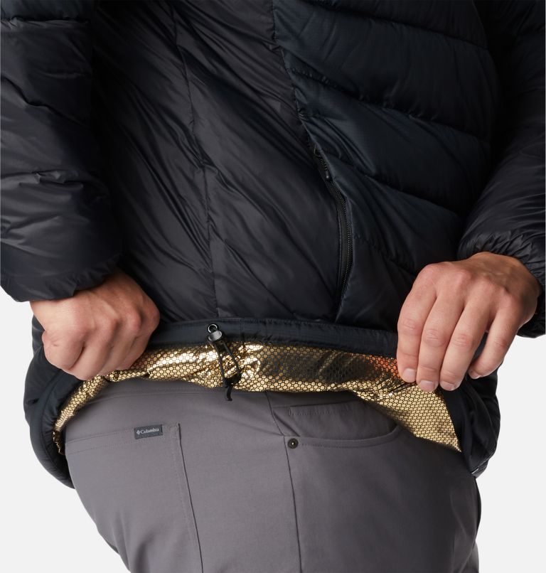 Thumbnail: Men's Labyrinth Loop Insulated Hooded Jacket - Big, Color: Black, image 8