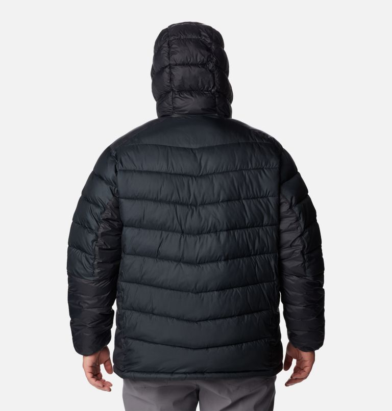 Thumbnail: Manteau isolé à capuchon Labyrinth Loop pour homme - Tailles fortes, Color: Black, image 2