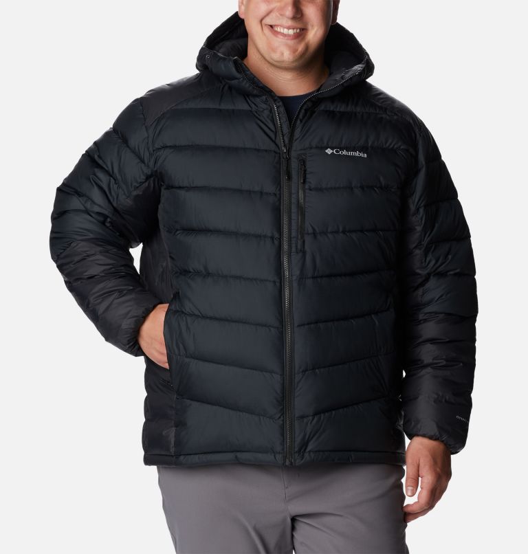 Thumbnail: Men's Labyrinth Loop Omni-Heat Infinity Insulated Hooded Jacket - Big, Color: Black, image 1