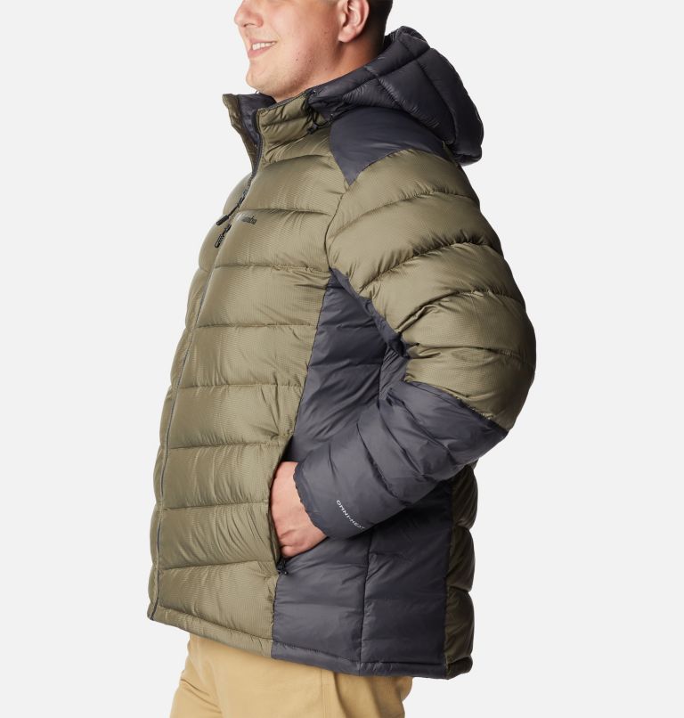 Thumbnail: Men's Labyrinth Loop Omni-Heat Infinity Insulated Hooded Jacket - Big, Color: Stone Green, Shark, image 3