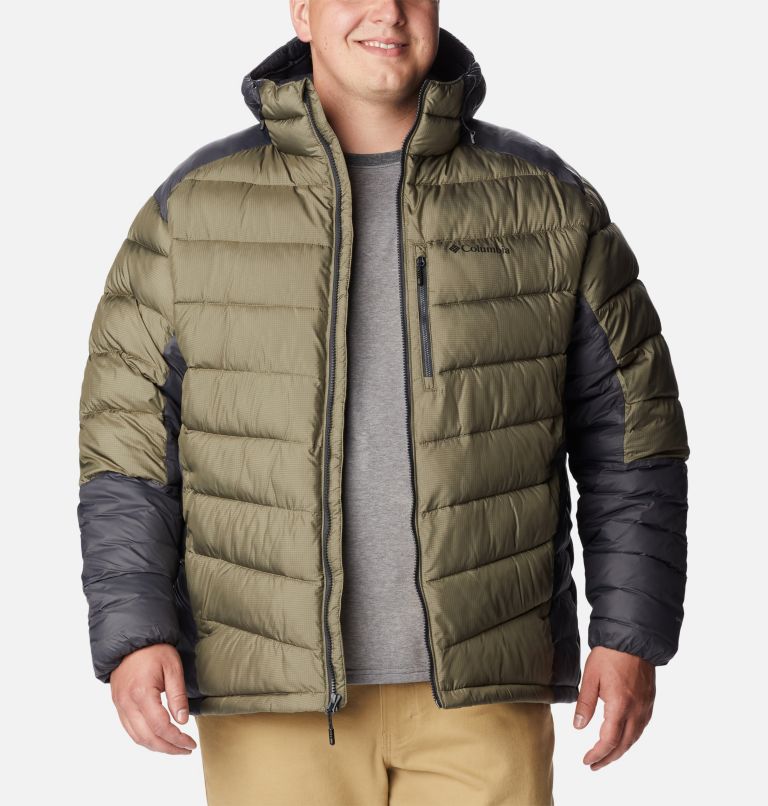 Men's Labyrinth Loop Omni-Heat Infinity Insulated Hooded Jacket - Big, Color: Stone Green, Shark, image 6
