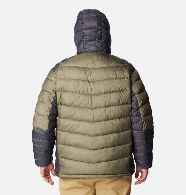 Thumbnail: Men's Labyrinth Loop Omni-Heat Infinity Insulated Hooded Jacket - Big, Color: Stone Green, Shark, image 2