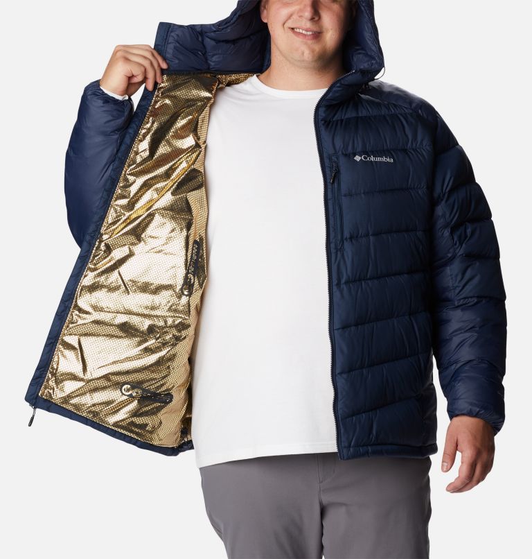 Thumbnail: Men's Labyrinth Loop Omni-Heat Infinity Insulated Hooded Jacket - Big, Color: Collegiate Navy, image 5