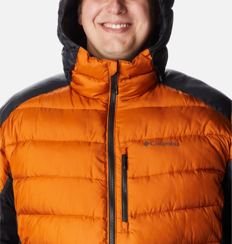 Manteau isolé à capuchon Labyrinth Loop pour homme - Tailles fortes, Color: Warm Copper, Black, image 4