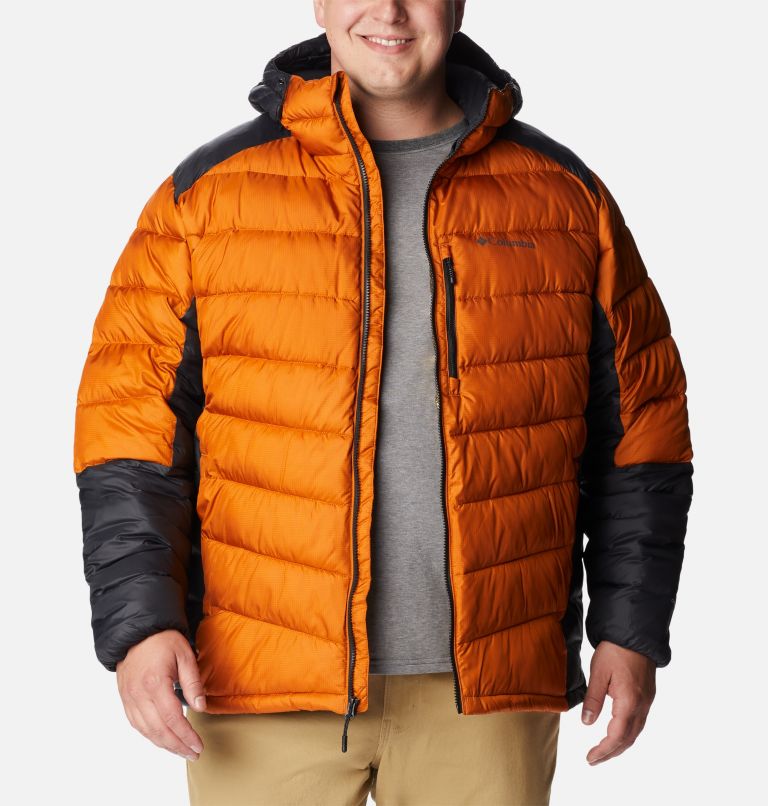 Thumbnail: Men's Labyrinth Loop Omni-Heat Infinity Insulated Hooded Jacket - Big, Color: Warm Copper, Black, image 6