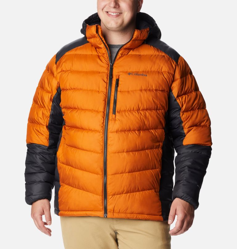 Manteau isolé à capuchon Labyrinth Loop pour homme - Tailles fortes, Color: Warm Copper, Black, image 1
