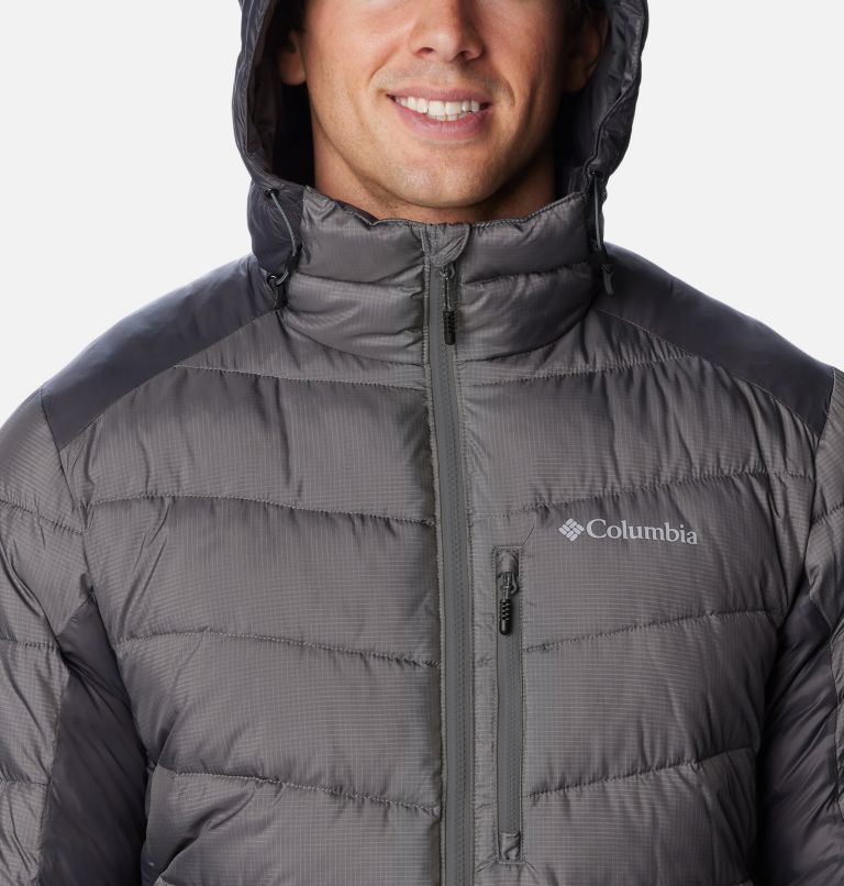 Men's Labyrinth Loop Insulated Hooded Jacket - Tall, Color: City Grey, Shark, image 4