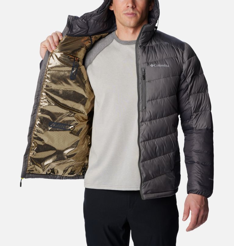 Thumbnail: Manteau isolé à capuchon Labyrinth Loop pour homme - Grandes tailles, Color: City Grey, Shark, image 5