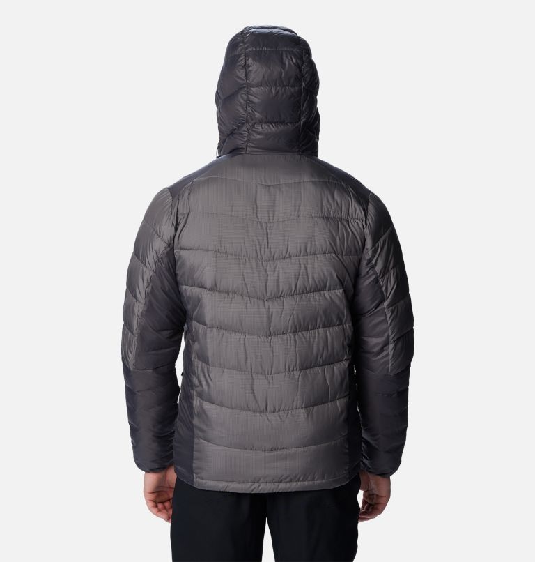 Thumbnail: Manteau isolé à capuchon Labyrinth Loop pour homme - Grandes tailles, Color: City Grey, Shark, image 2