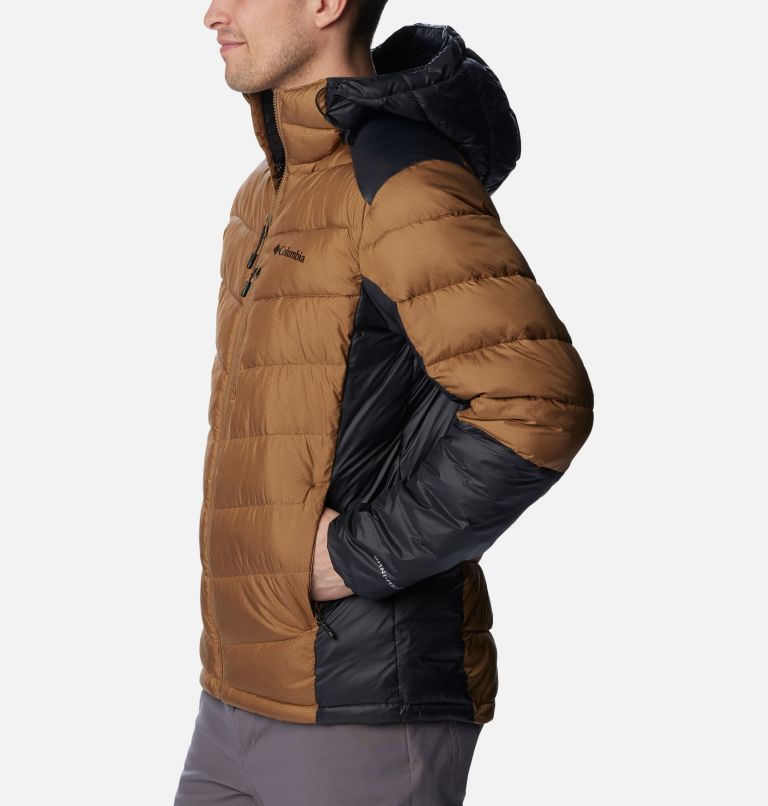 Thumbnail: Manteau isolé à capuchon Labyrinth Loop pour homme - Grandes tailles, Color: Delta, Black, image 3