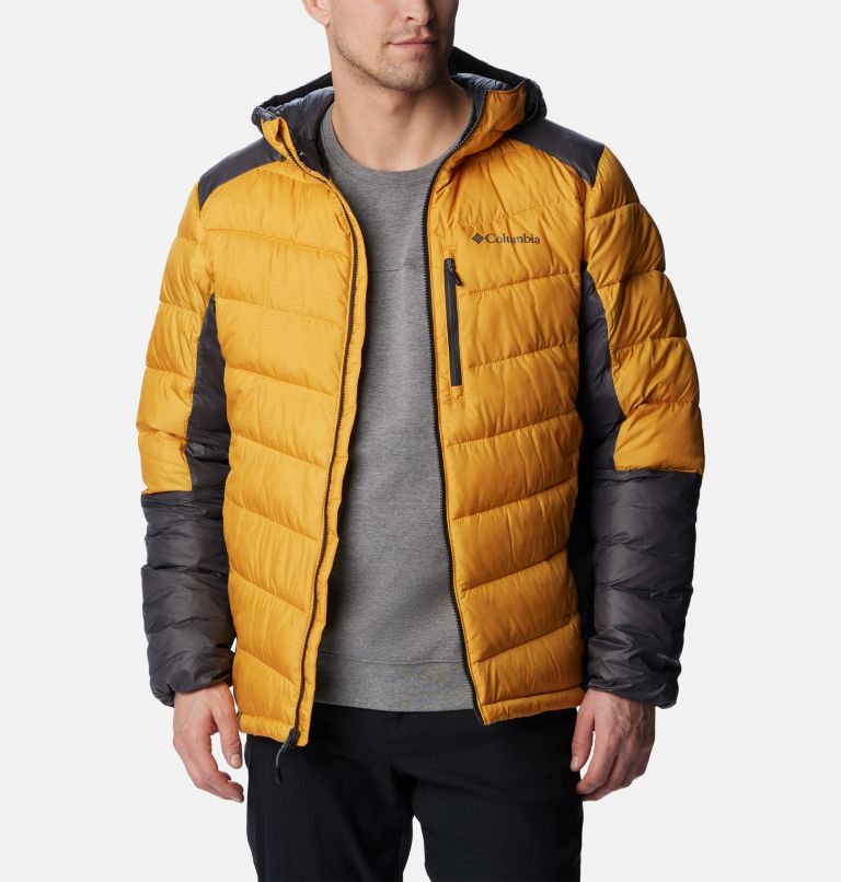 Men's Labyrinth Loop Insulated Hooded Jacket - Tall, Color: Raw Honey, Shark, image 8