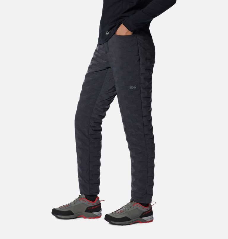 Women's Stretchdown Pant, Color: Dark Storm Heather, image 3