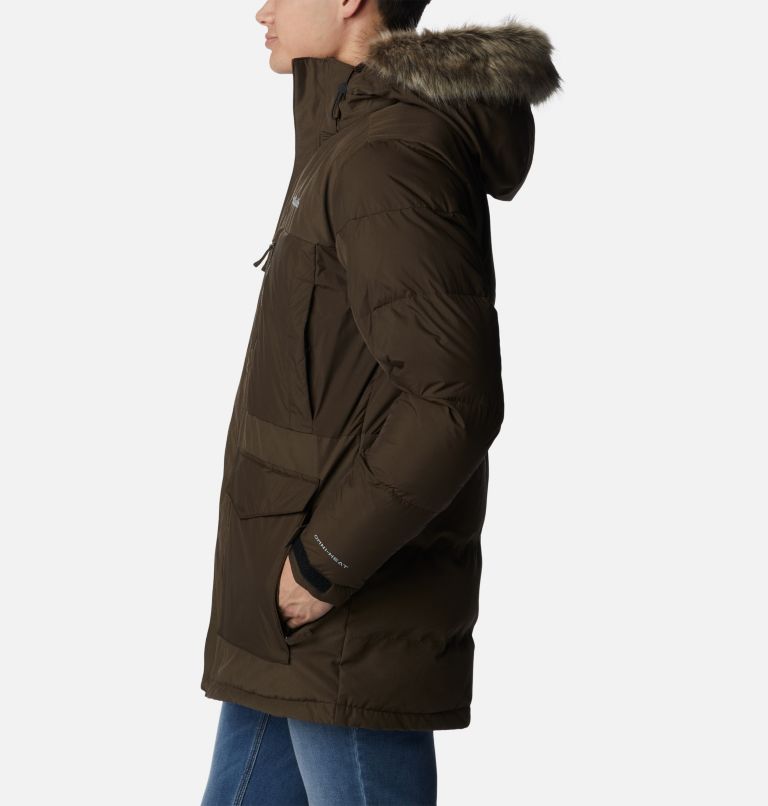 Men's Marquam Peak Fusion Insulated Parka, Color: Cordovan, image 3