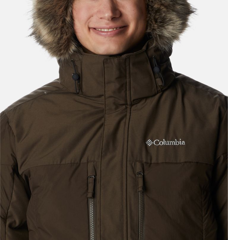 Men's Marquam Peak Fusion Insulated Parka, Color: Cordovan, image 4