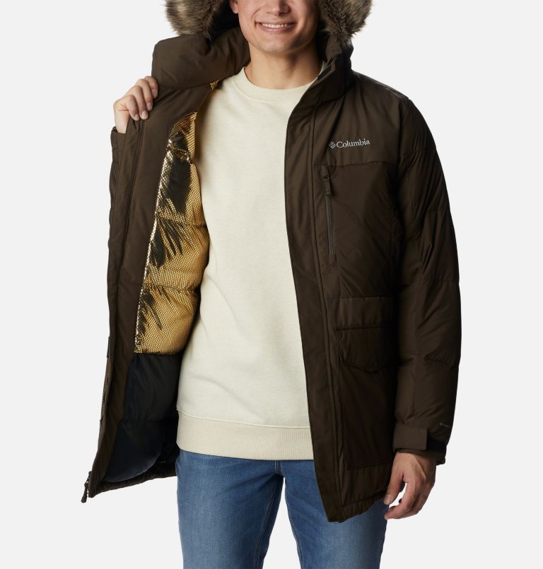 Men's Marquam Peak Fusion Insulated Parka, Color: Cordovan, image 5