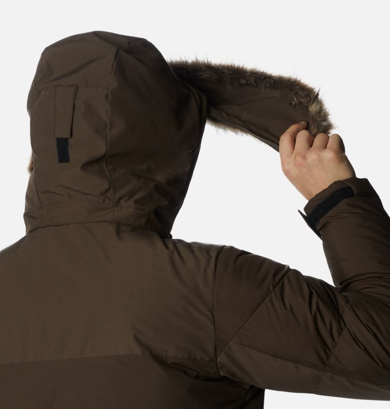 Men's Marquam Peak Fusion Insulated Parka, Color: Cordovan, image 7