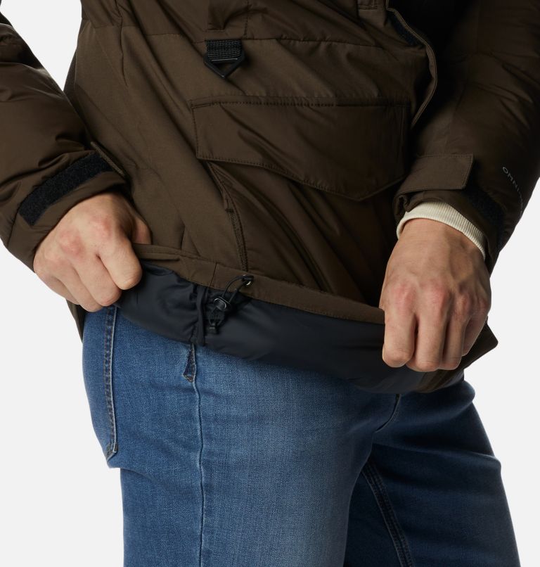 Men's Marquam Peak Fusion Insulated Parka, Color: Cordovan, image 10