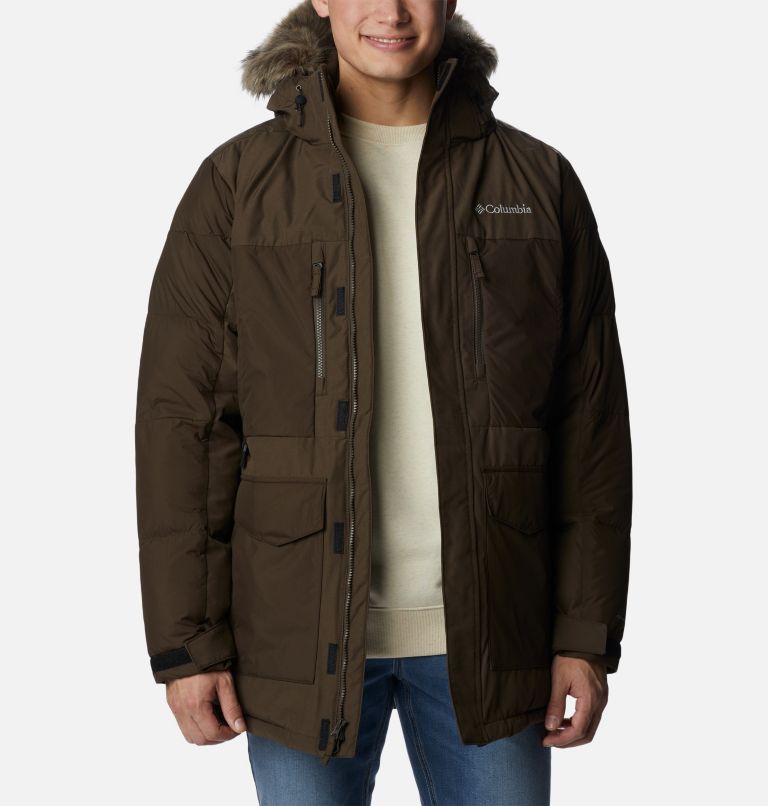 Men's Marquam Peak Fusion Insulated Parka, Color: Cordovan, image 11