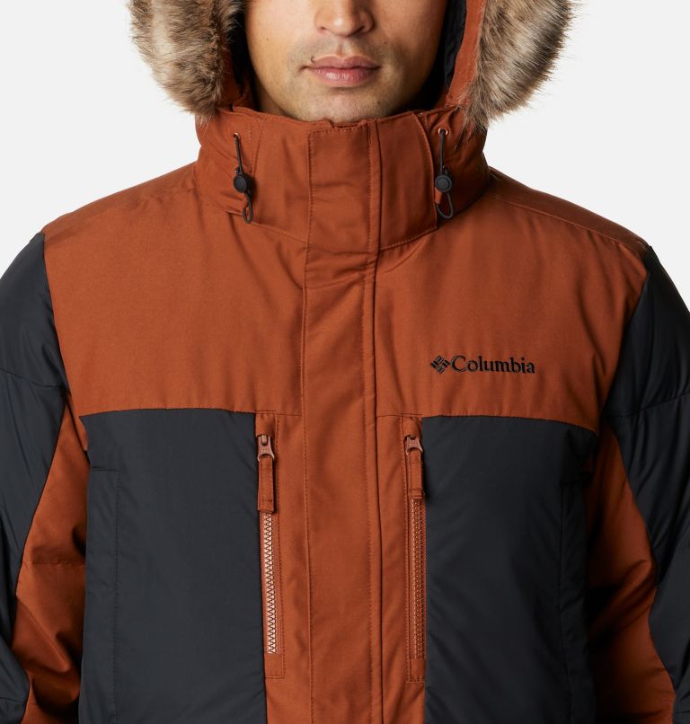 Marquam Peak Fusion Parka | 242 | XXL, Color: Dark Amber, Black, image 4
