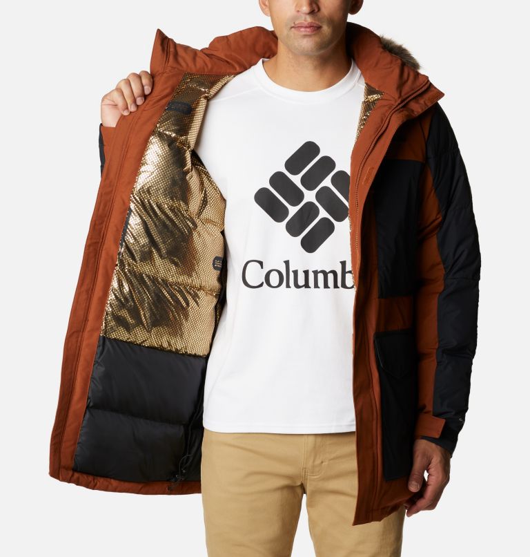 Marquam Peak Fusion Parka | 242 | XXL, Color: Dark Amber, Black, image 5