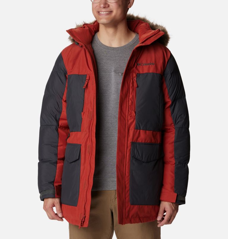 Columbia Men's Marquam Peak Winter Jacket, Long, Insulated Down