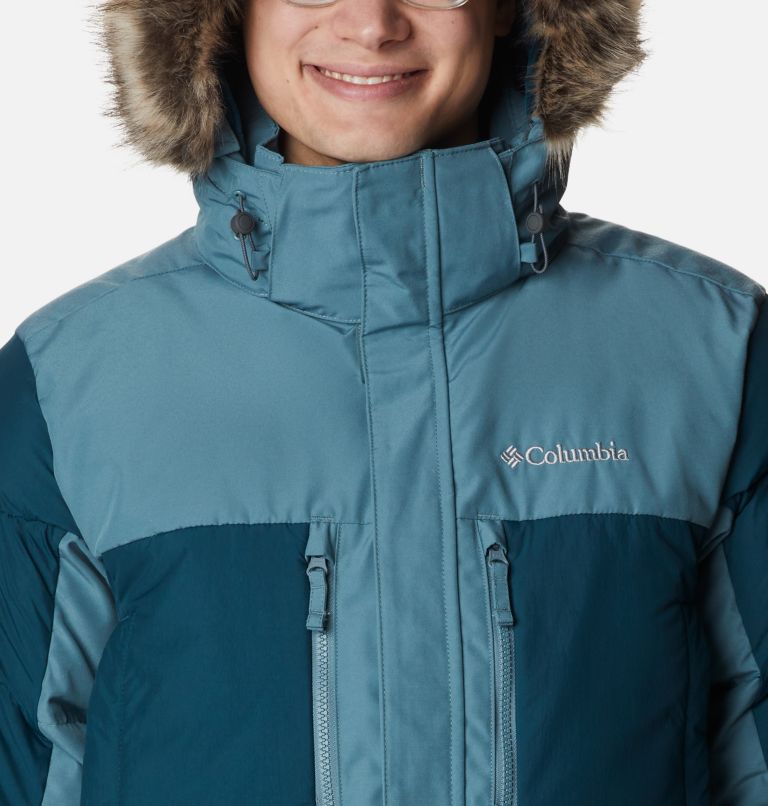 Men's Marquam Peak Fusion Insulated Parka, Color: Metal, Night Wave, image 4