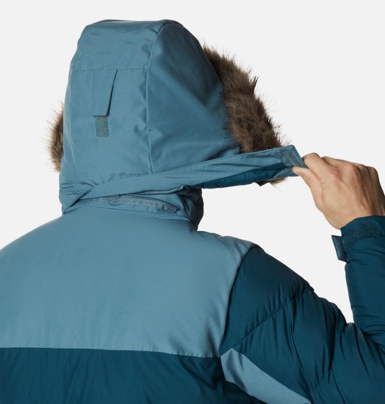 Men's Marquam Peak Fusion Insulated Parka, Color: Metal, Night Wave, image 8