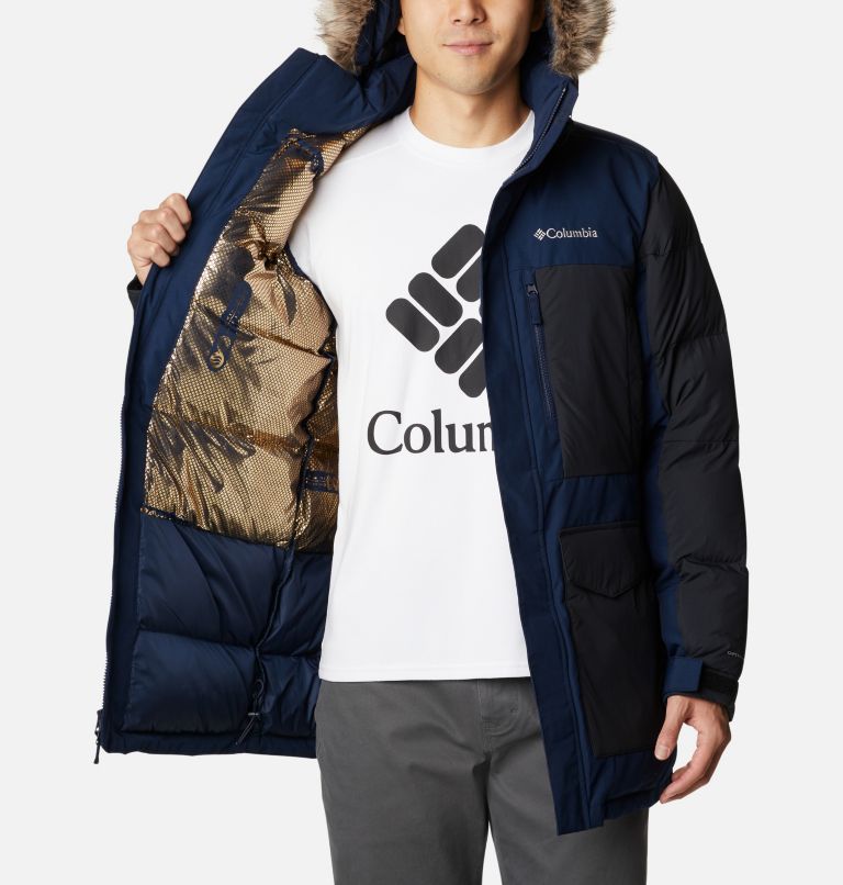 Marquam Peak Fusion Parka, Color: Collegiate Navy, Black, image 5