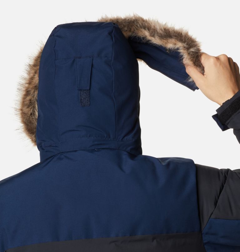 Marquam Peak Fusion Parka, Color: Collegiate Navy, Black, image 6