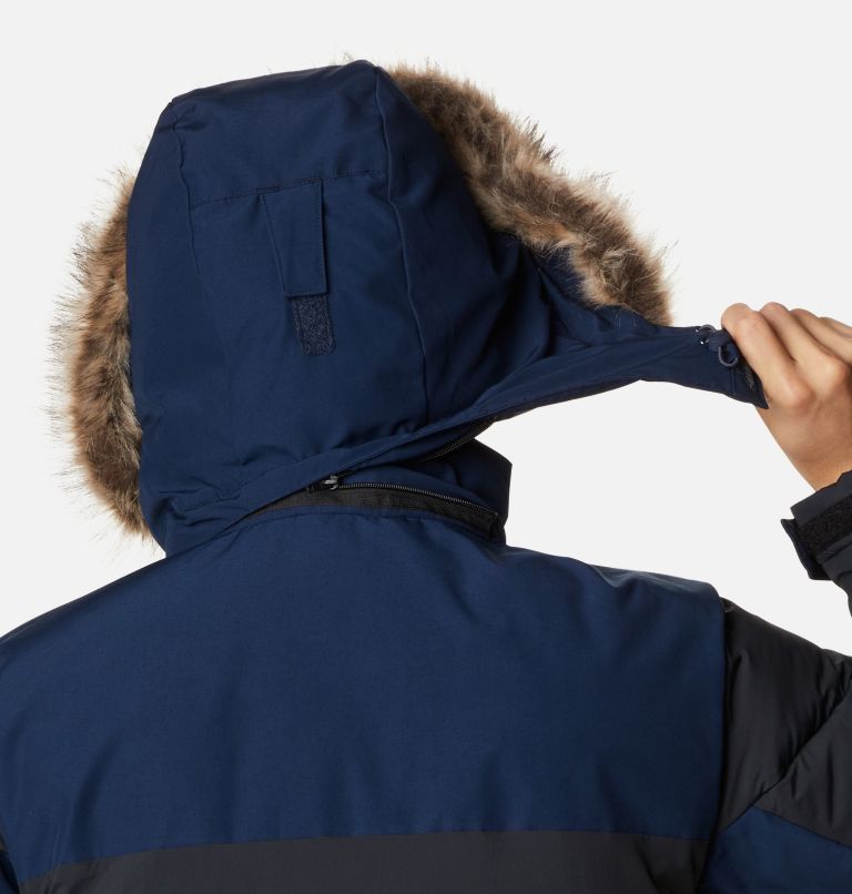Marquam Peak Fusion Parka, Color: Collegiate Navy, Black, image 7