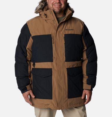 PRIJOUHE Men's Winter Coats Down Jackets Outerwear Long Cotton Coat Men  Thick Wa