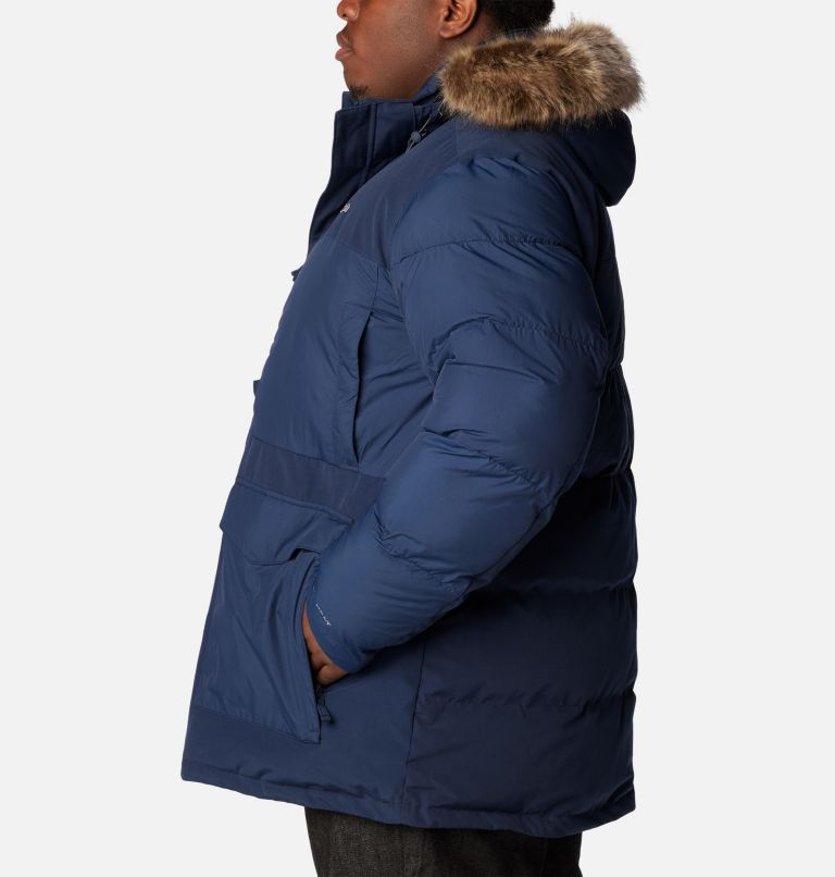 Men's Marquam Peak Fusion Insulated Parka - Big, Color: Collegiate Navy, image 3