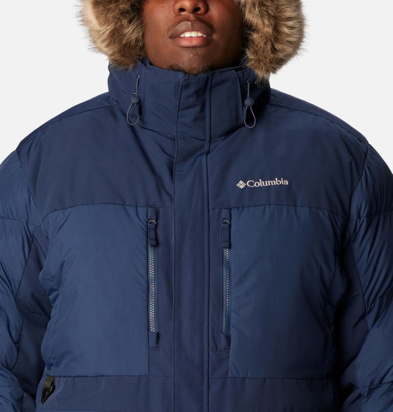 Men's Marquam Peak Fusion Insulated Parka - Big, Color: Collegiate Navy, image 4