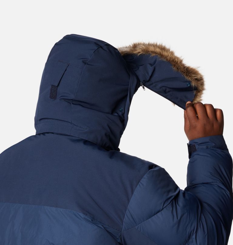 Men's Marquam Peak Fusion Insulated Parka - Big, Color: Collegiate Navy, image 7