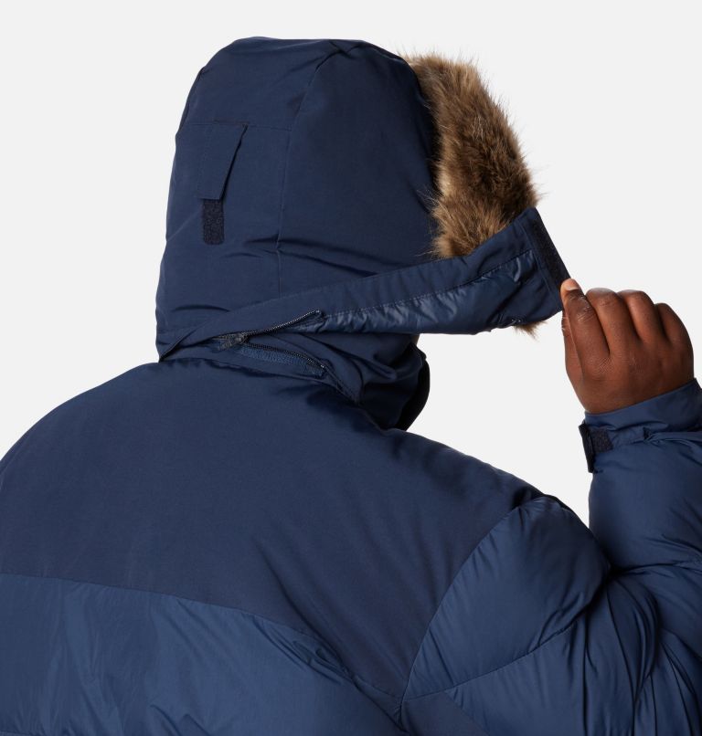 Men's Marquam Peak Fusion Insulated Parka - Big, Color: Collegiate Navy, image 8
