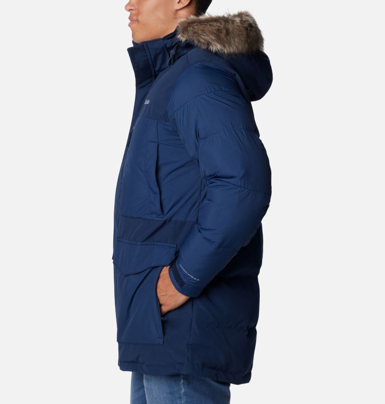 Men's Marquam Peak Fusion Insulated Parka - Tall, Color: Collegiate Navy, image 3