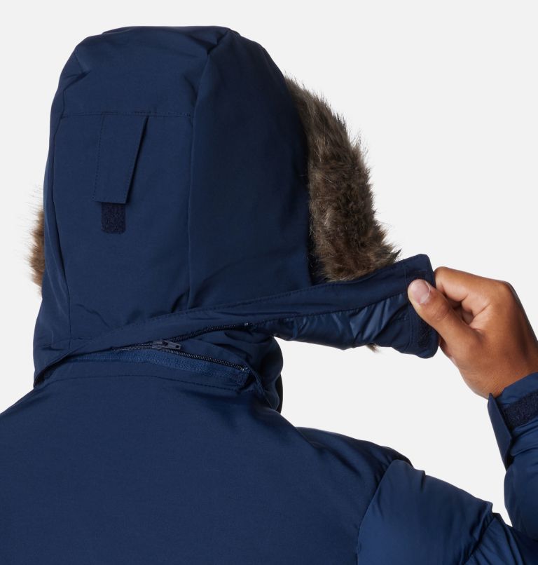 Men's Marquam Peak Fusion Insulated Parka - Tall, Color: Collegiate Navy, image 8