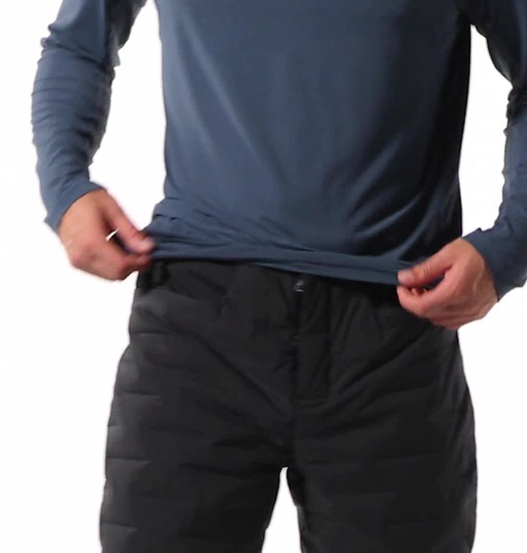 Men's Stretchdown Pant, Color: Black