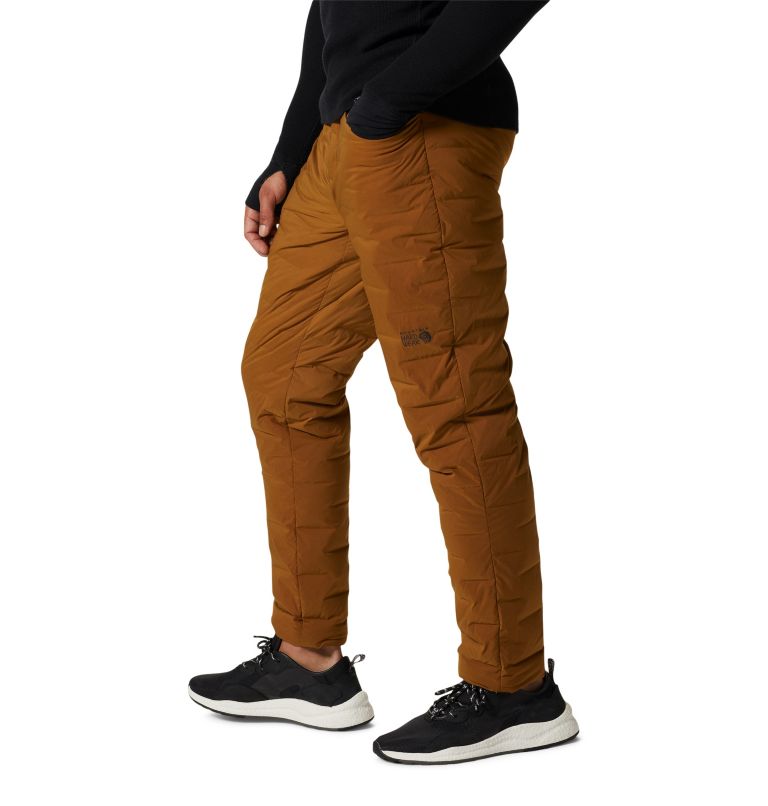 Men's Stretchdown Pant, Color: Golden Brown, image 3