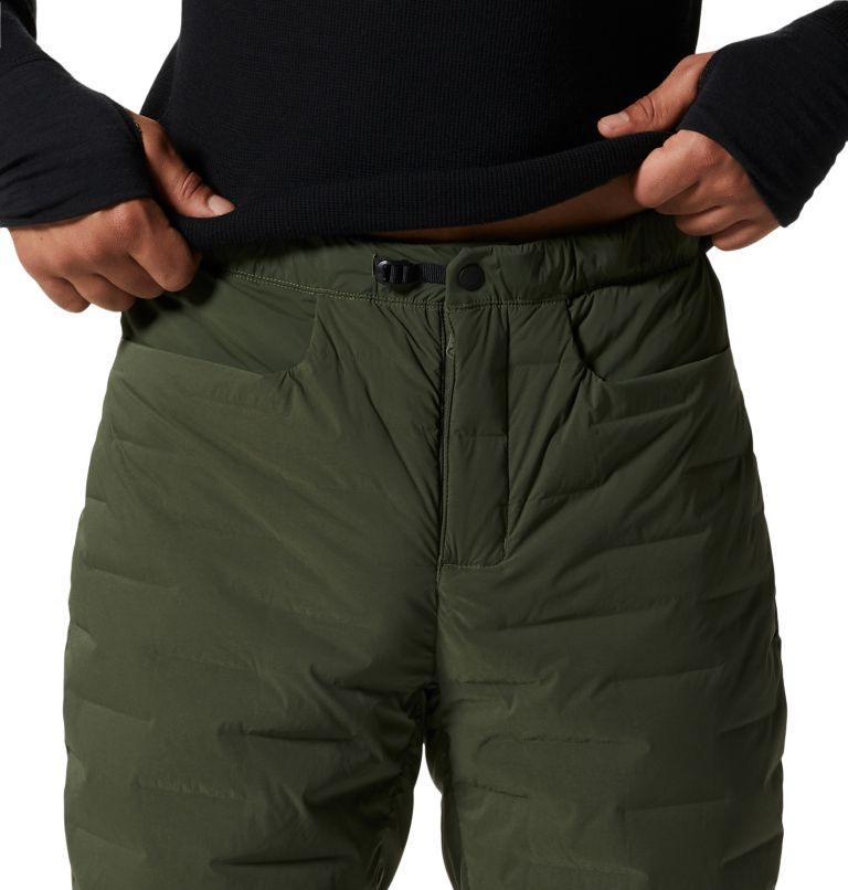 Thumbnail: Men's Stretchdown Pant, Color: Surplus Green, image 4
