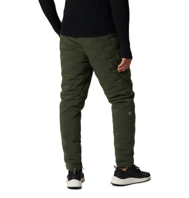 Men's Stretchdown Pant, Color: Surplus Green