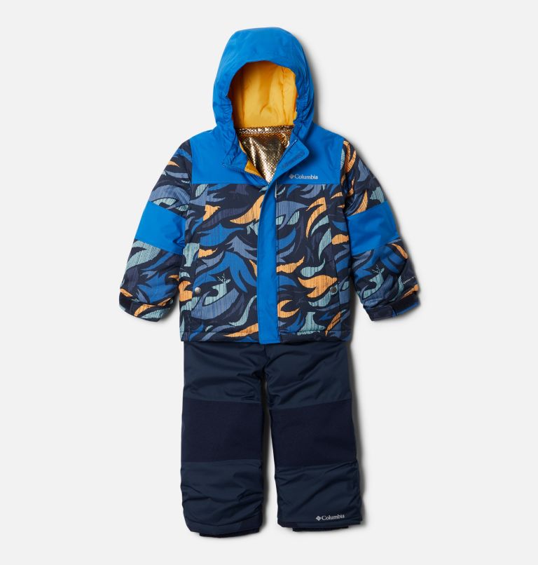 Toddler Mighty Mogul Insulated Set, Color: Bright Indigo Wildstripe, Bright Indigo, image 1