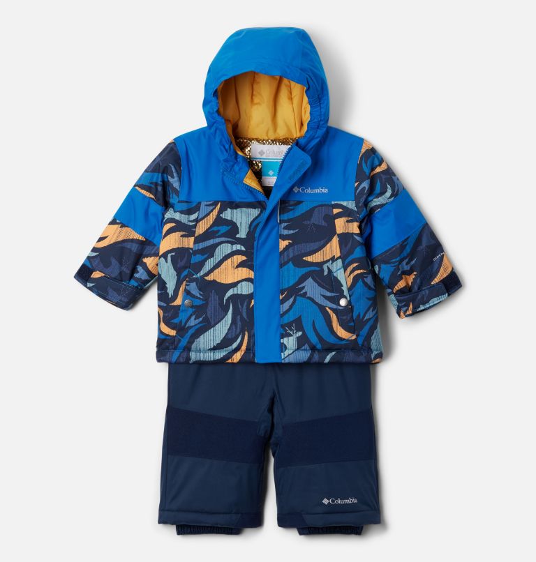 Infant Mighty Mogul Insulated Set, Color: Bright Indigo Wildstripe, Bright Indigo, image 1