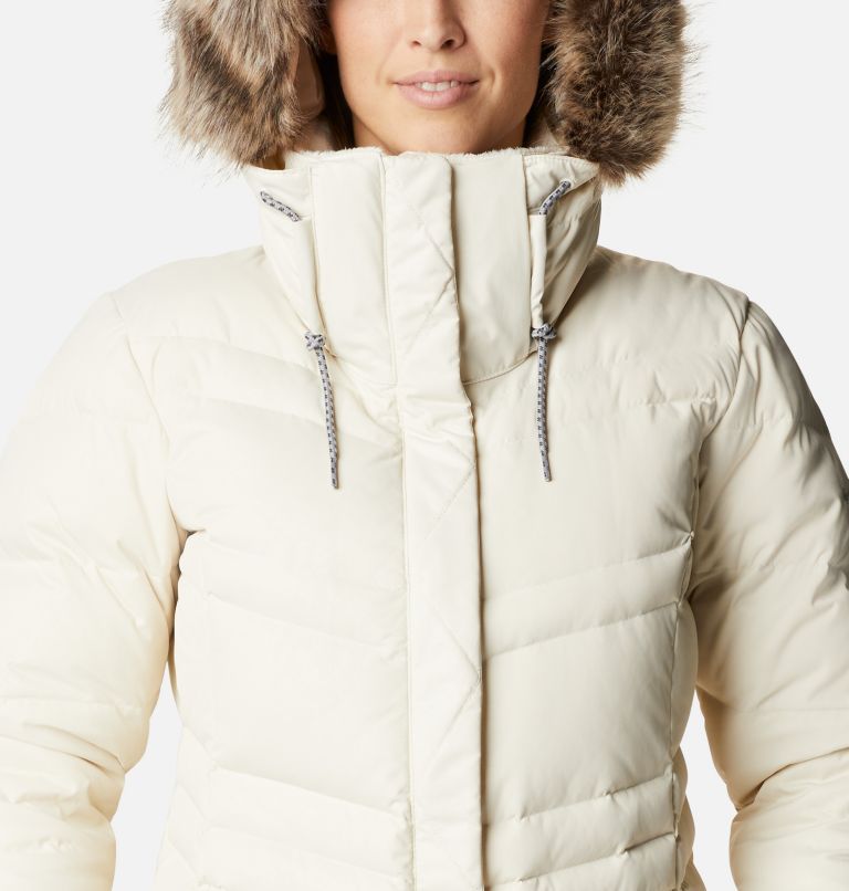 Catherine Creek Mid Down Jacket | 191 | S, Color: Chalk Florescent Emboss, image 4