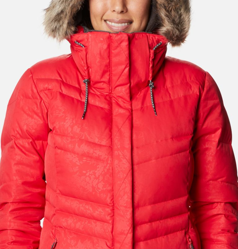 Catherine Creek Mid Down Jacket | 658 | XS, Color: Red Lily Florescent Emboss, image 4