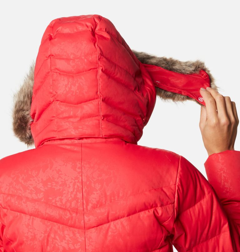 Catherine Creek Mid Down Jacket | 658 | XS, Color: Red Lily Florescent Emboss, image 6