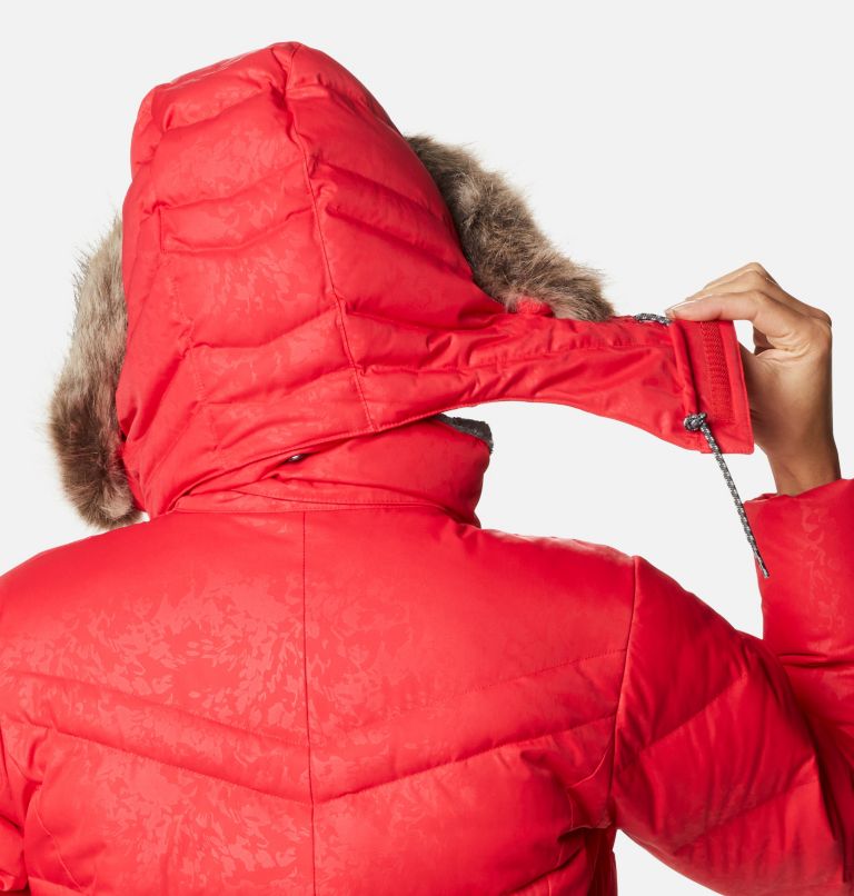 Catherine Creek Mid Down Jacket | 658 | XS, Color: Red Lily Florescent Emboss, image 7
