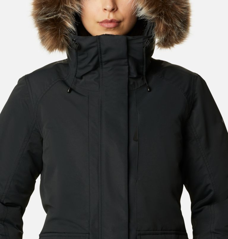 Women's Little Si Omni-Heat Infinity Insulated Parka, Color: Black, image 4